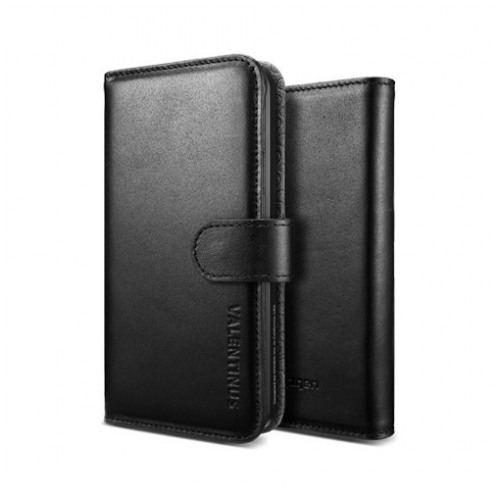 картинка Чехол SGP Diary Type Case Valentinus Black for iPhone 5 (SGP09524) от магазина КомпьютерЦентр