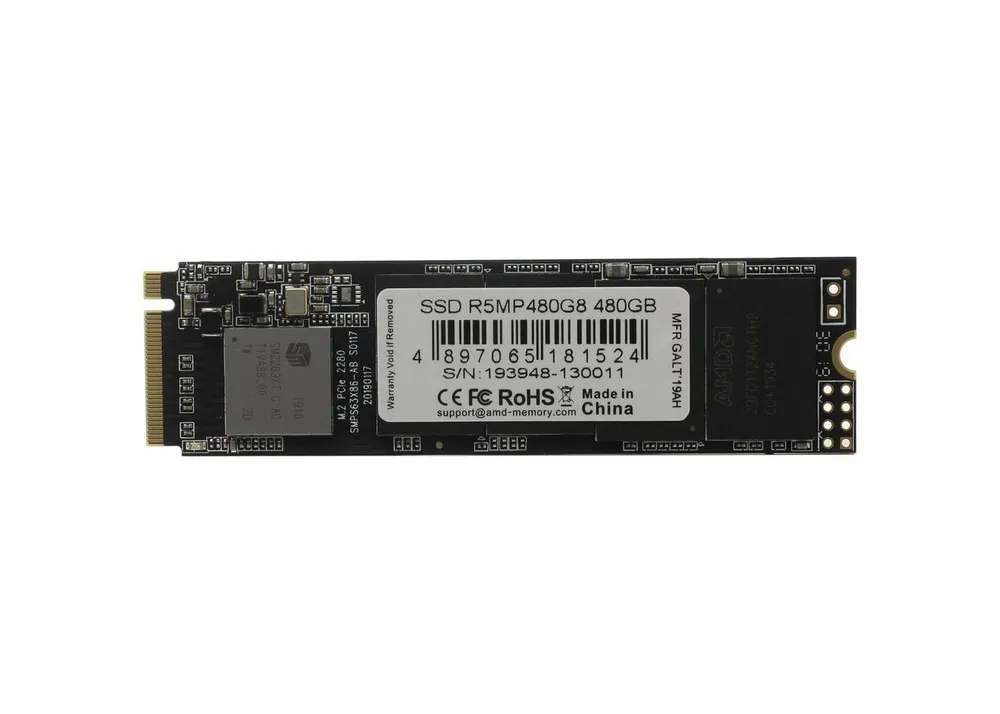 картинка SSD накопитель 256 Гб AMD Radeon R5 PCI-E 3.0 M.2 2280 (R5MP256G8) от магазина КомпьютерЦентр