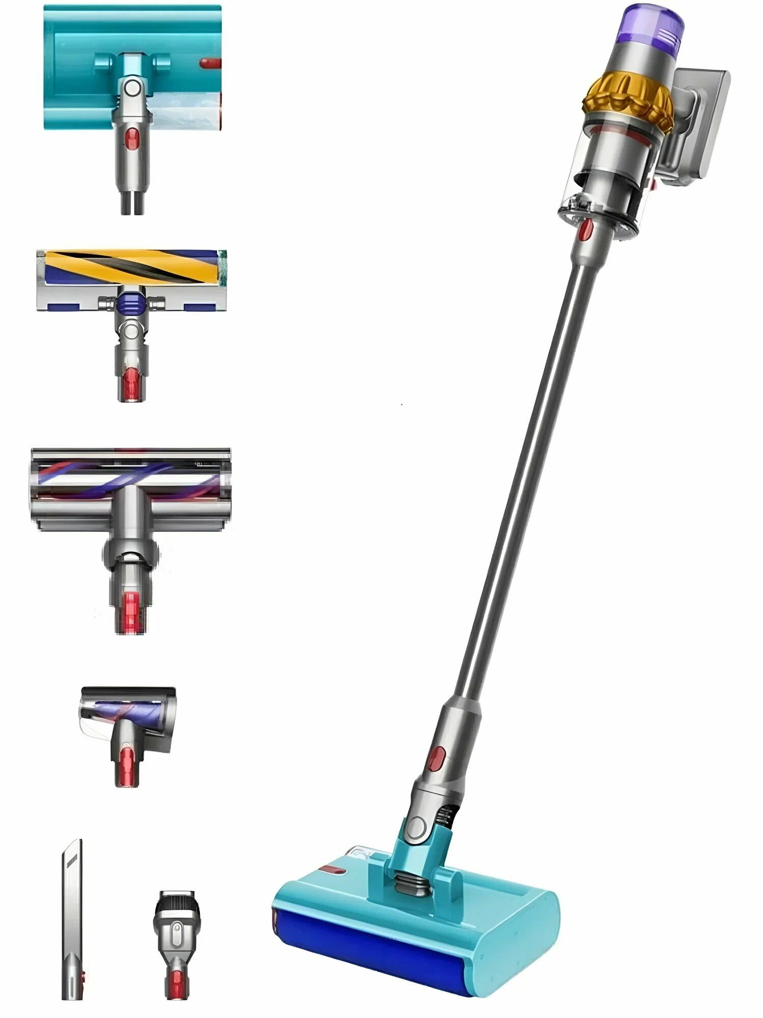 картинка Dyson V15S Detect Submarine SV47 Yellow/ Nickel EU от магазина КомпьютерЦентр