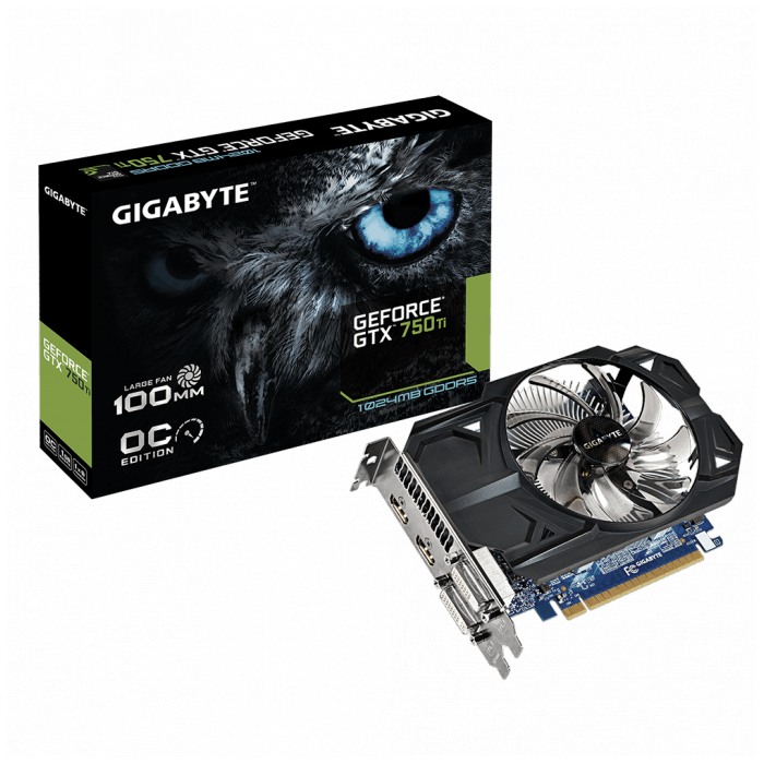 картинка Видеокарта Gigabyte 1Gb DDR5 GeForce GTX (GV-N75TOC-1GI) от магазина КомпьютерЦентр