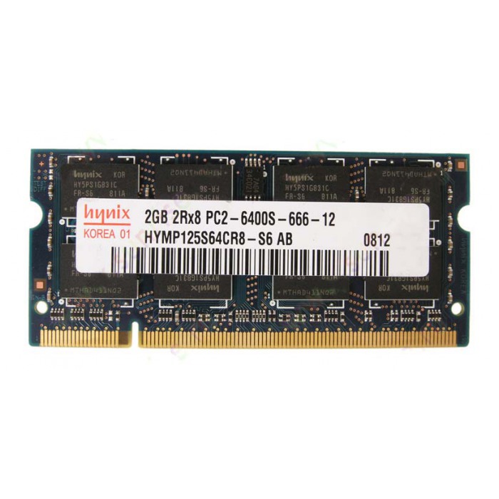 картинка Оперативная память Hynix SO-DIMM DDR2 2Gb 800MHz PC2-6400 (HYMP125S64CR8-S6) от магазина КомпьютерЦентр