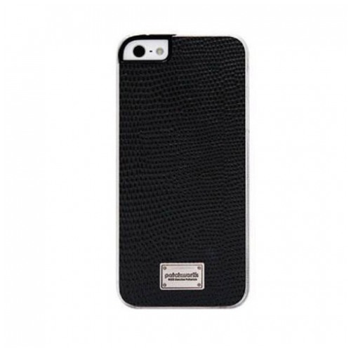 картинка Чехол Patchworks Classique snap-on case Leather Lizard Black for iPhone 5/ 5s (7428) от магазина КомпьютерЦентр