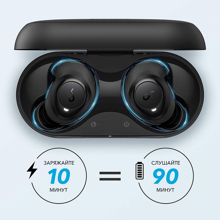 картинка Bluetooth гарнитура Anker Soundcore Life Dot 2 A3922G11 black от магазина КомпьютерЦентр