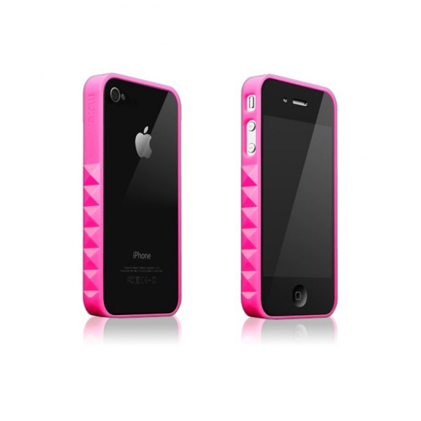 картинка Чехол More Glam Rocka Kiss Hot Pink for iPhone 4 (AP13-023PNK) от магазина КомпьютерЦентр