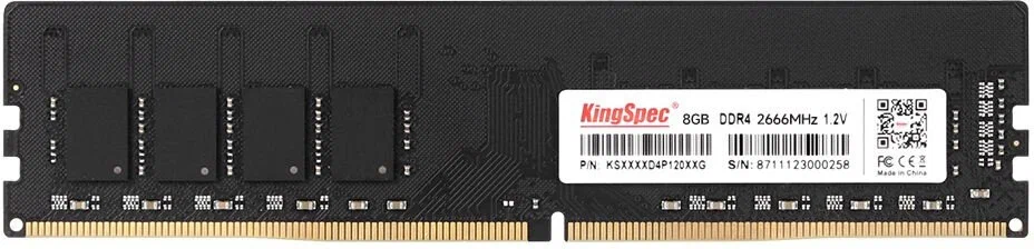 картинка DIMM DDR4 8Gb 2666MHz PC4-21300 Kingspec (KS2666D4P12008G) от магазина КомпьютерЦентр
