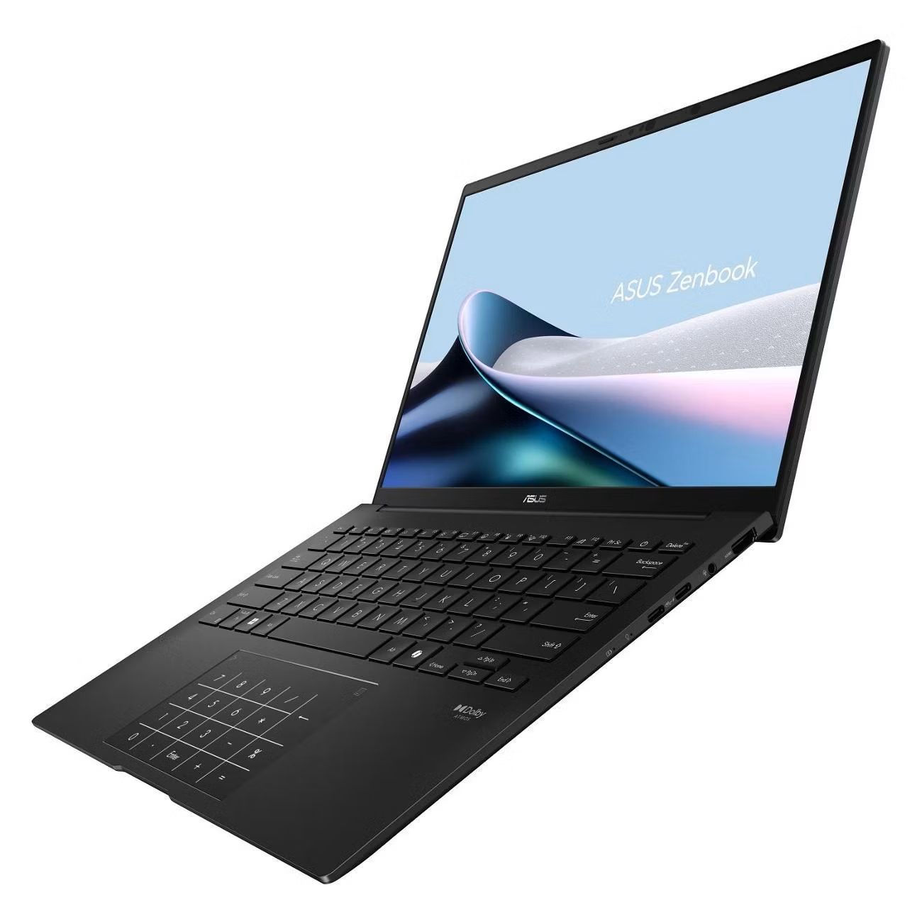 картинка Ультрабук ASUS Zenbook 14 OLED UM3406GA-QD010 14'' (1920x1200)/  Ryzen AI 7 445 (up to 4.6)/  16Gb/  1Tb SSD/  Radeon 840M/  75Wh/  NoOS/  Black/  1.2kg от магазина КомпьютерЦентр