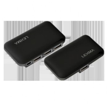картинка HUB USB Lexma HB03 Black 4-port (HB03-B) от магазина КомпьютерЦентр