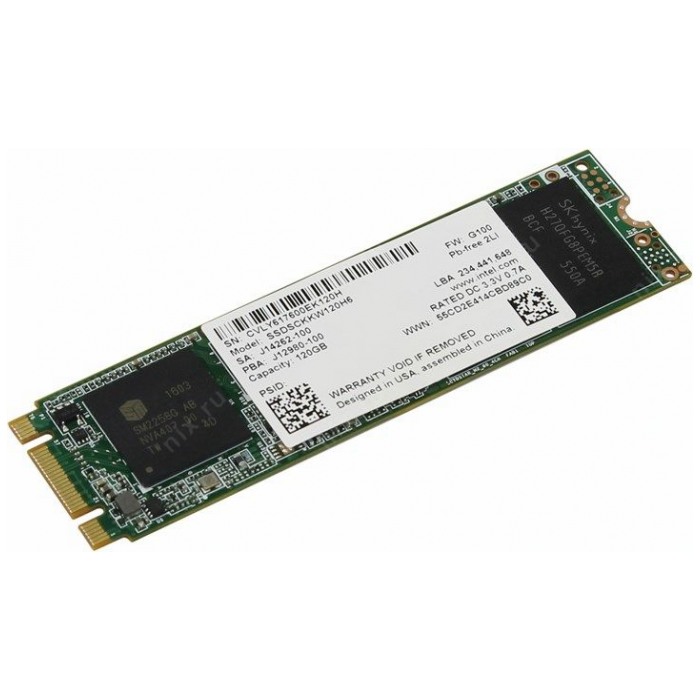 картинка SSD накопитель Intel 120Gb Original 540 Series M.2 2280 (SSDSCKKW120H6X1) от магазина КомпьютерЦентр