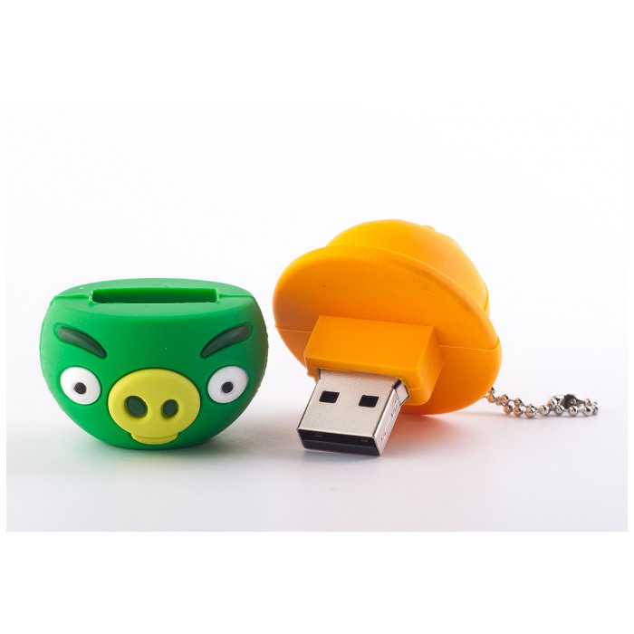 картинка Флешка USB DinosaurDriver 16Gb Angry Birds Green (MD580) от магазина КомпьютерЦентр