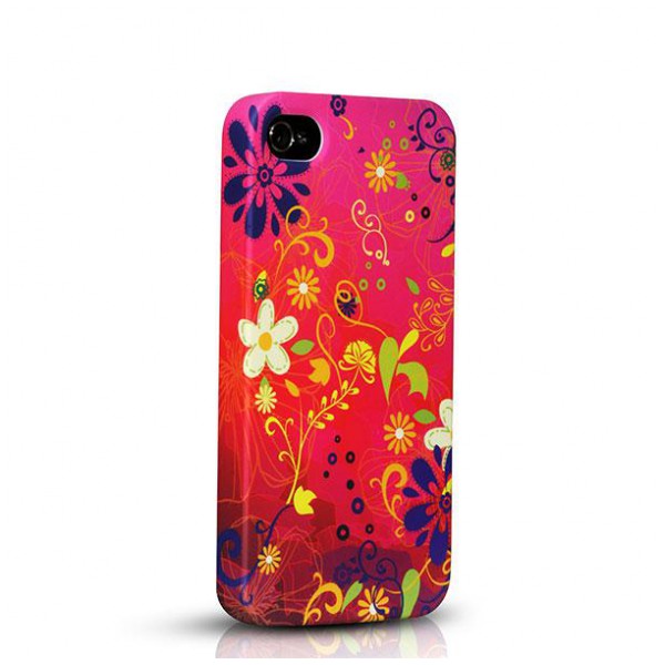 картинка Чехол Odoyo Fiesta Case Raspberry for iPhone 4/ 4S (PH-FC10RA) от магазина КомпьютерЦентр
