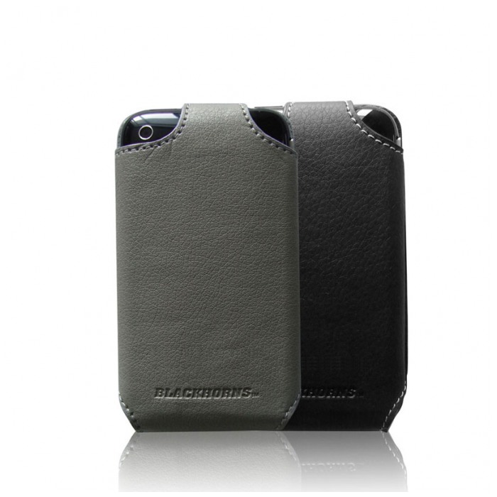 картинка Чехол Blackhorns Leather Case BH-iP16203 Grey for iPhone 3G/3GS (BH-iP16203) от магазина КомпьютерЦентр