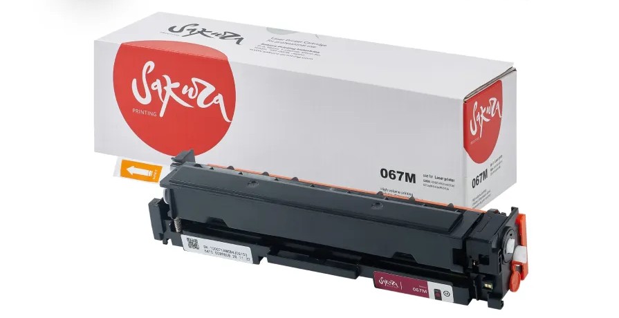картинка Картридж Sakura 067M SA067M-ECO (5100C002) для Canon, пурпурный (чип без счетчика копий) от магазина КомпьютерЦентр