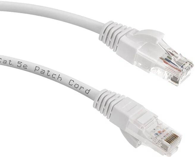 картинка Патч-корд UTP Lanmaster RJ-45 Cat.5e, 1м White (LAN-PC45/ U5E-1.0-WH) от магазина КомпьютерЦентр