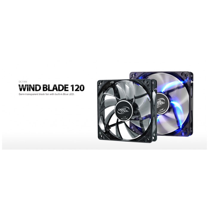 картинка Вентилятор DeepCool Wind Blade 120 (Wind Blade 120) от магазина КомпьютерЦентр