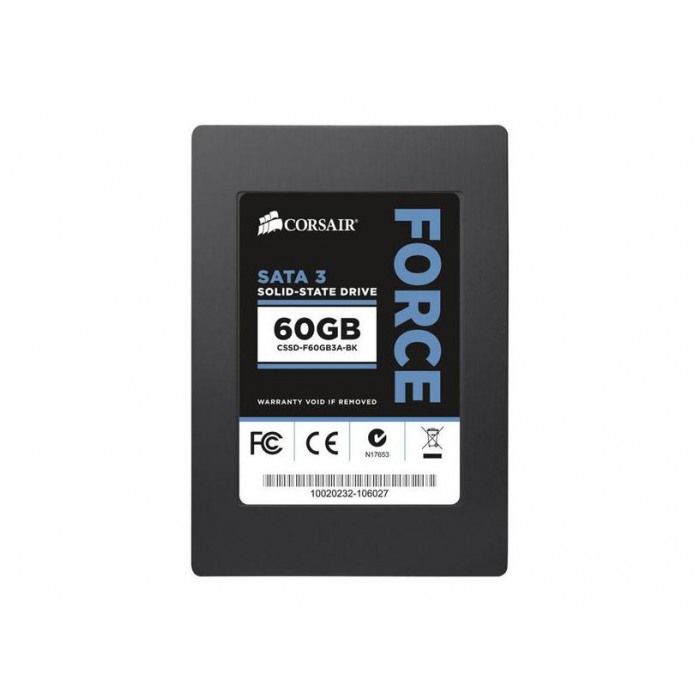 картинка SSD накопитель Corsair 60Gb Force Series3 2.5″ SATAIII MLC (CSSD-F60GB3A-BK) от магазина КомпьютерЦентр