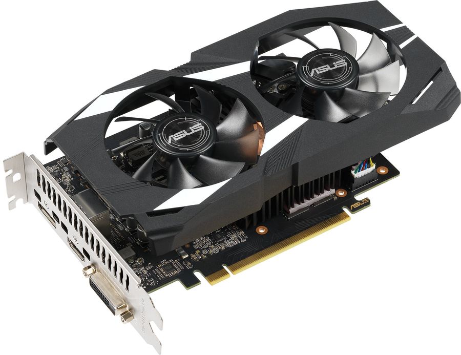 картинка Видеокарта 4Gb DDR6 GeForce GTX1650 Dual Asus (DUAL-GTX1650-4GD6-P) от магазина КомпьютерЦентр