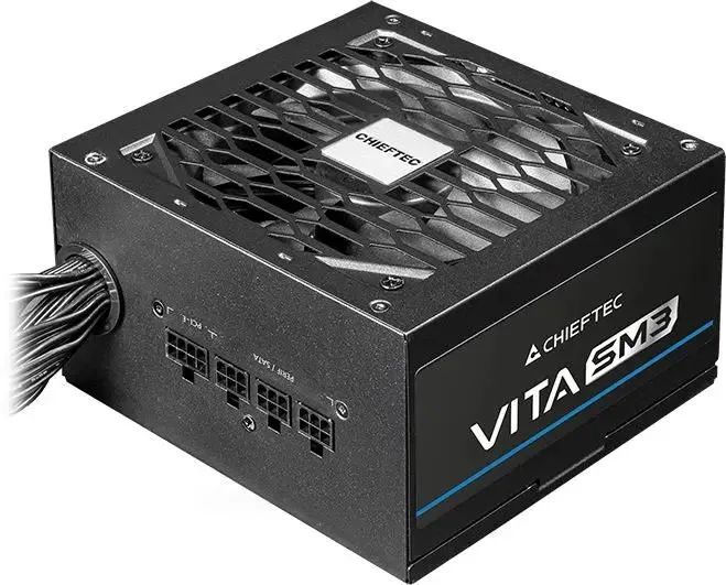 картинка Блок питания Chieftec ATX 750W Vita SM3 BPX-750-C 80+ bronze (20+4pin) APFC 120mm fan 6xSATA RTL от магазина КомпьютерЦентр