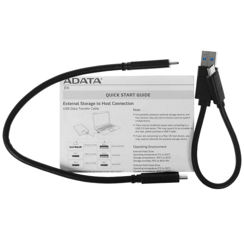 картинка SSD внешний 500Gb A-DATA External SE880 Portable USB Type-C Gray (AELI-SE880-500GCGY) от магазина КомпьютерЦентр