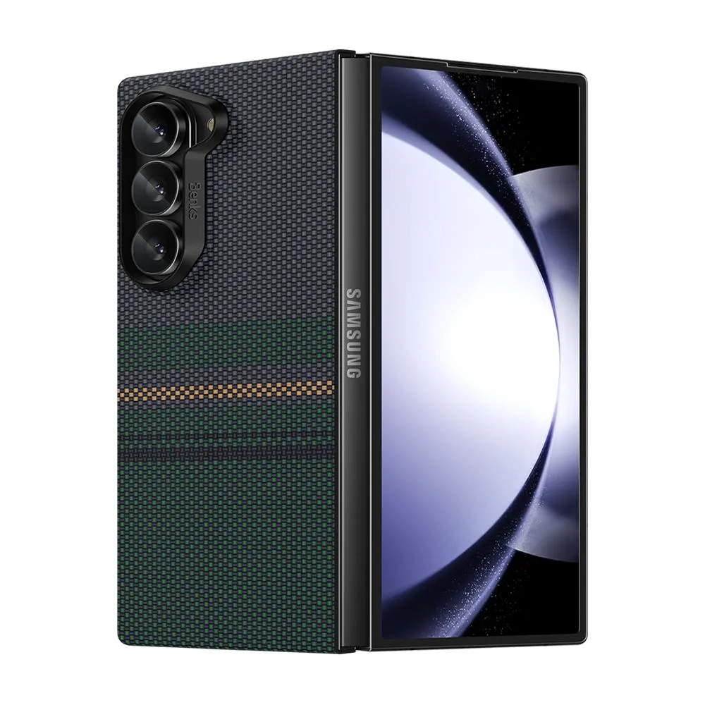 картинка Чехол Benks Aurora ArmorAir Case built with Kevlar для Samsung Z Fold 6, принт арктическое ночное небо от магазина КомпьютерЦентр