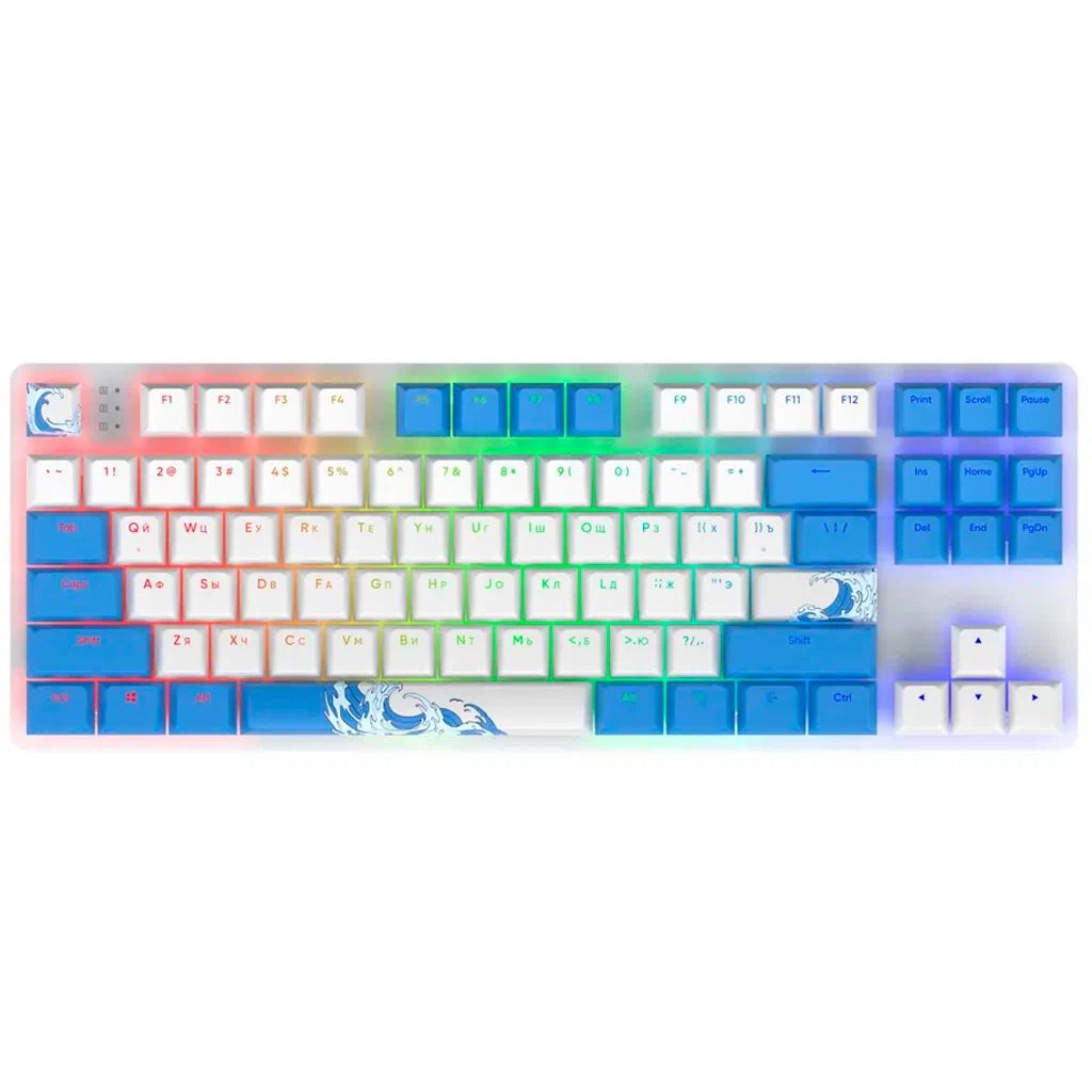 картинка Клавиатура игровая Red Square Keyrox TKL Aquarius g3ms Amber (RSQ-20036) White от магазина КомпьютерЦентр