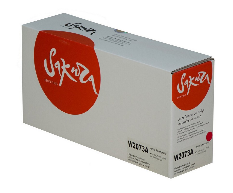 картинка Картридж SAKURA W2073A (117A) пурпурный для HP от магазина КомпьютерЦентр