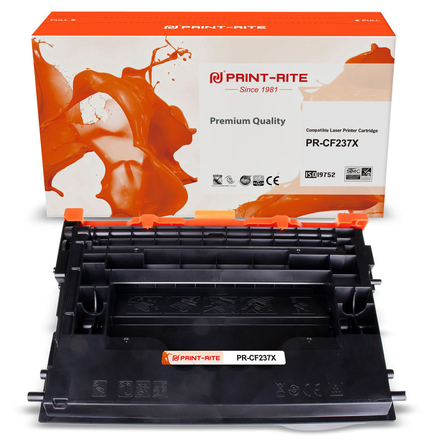 картинка Картридж лазерный Print-Rite TFHA2YBPU1J PR-CF237X CF237X черный (25000стр.) для HP LJ M608n/ M608dn/ от магазина КомпьютерЦентр