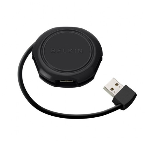 картинка HUB USB Belkin Travel Hub 4-port (F4U006ER) от магазина КомпьютерЦентр