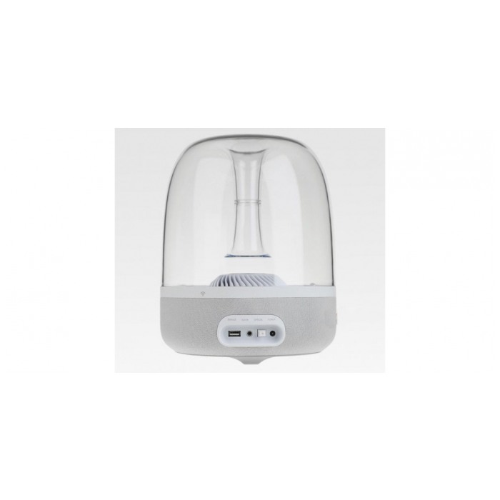 картинка Акустика JBL Harman Kardon Wireless Speaker System Aura White for iPhone/ iPod (HKAURAAPWHTEU) от магазина КомпьютерЦентр