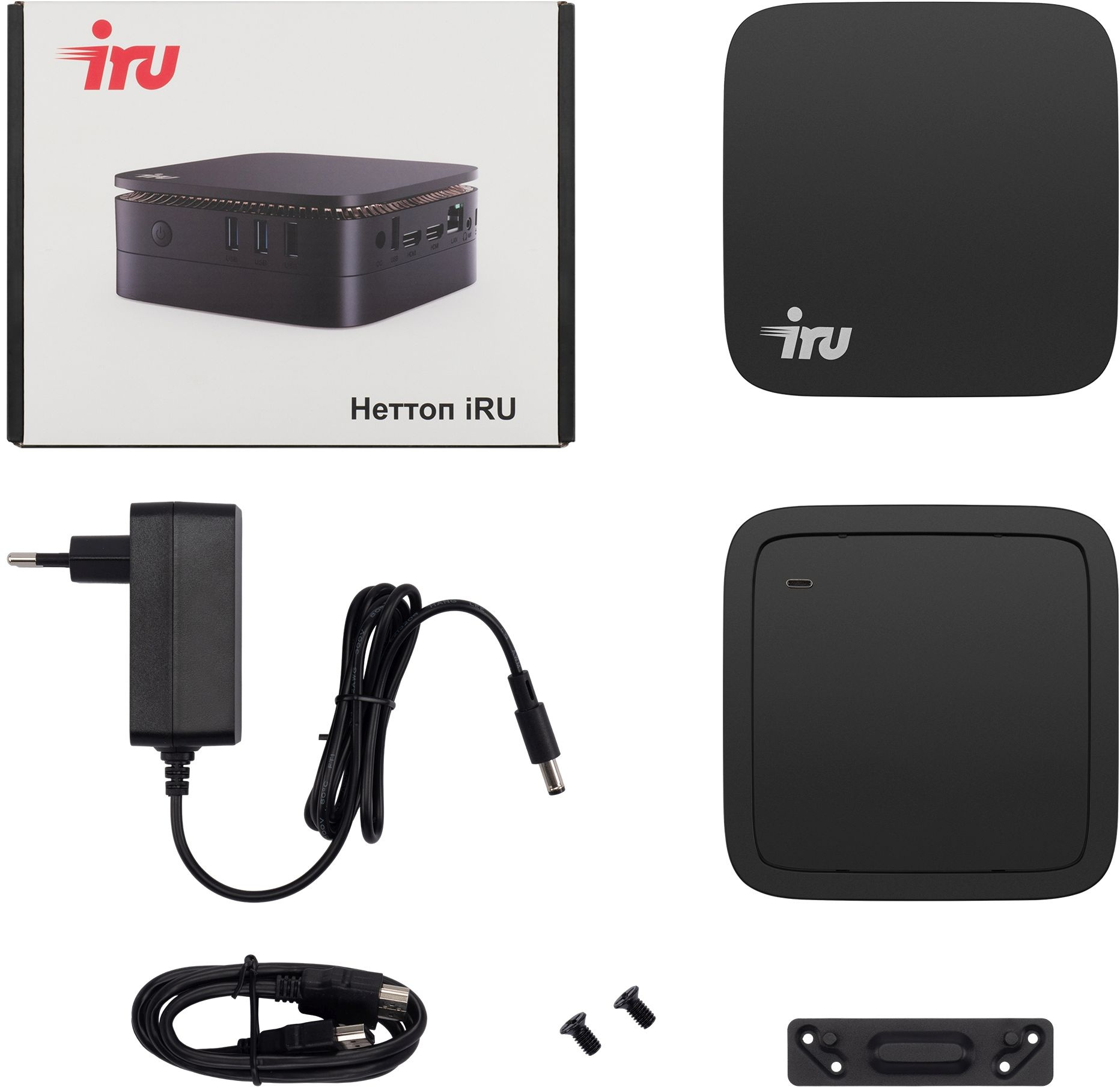 картинка Неттоп iRU 110JLCN, Intel Celeron N5105, DDR4 8ГБ, 256ГБ(SSD), Intel UHD Graphics, Win11Pro, черный (1975164) от магазина КомпьютерЦентр