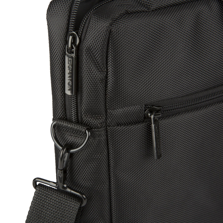 картинка Сумка для ноутбука Canyon Casual Laptop Bag 15.6'' Black (CNE-CB5B2) от магазина КомпьютерЦентр