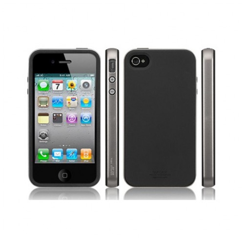 картинка Чехол SGP Neo Hybrid Case A Series Gun Metal for iPhone 4 (SGP07120) от магазина КомпьютерЦентр