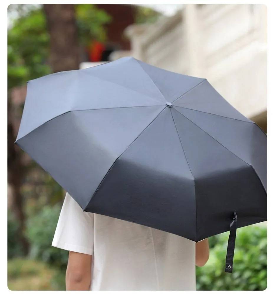 картинка Зонт Xiaomi KongGu Auto Folding Umbrella WD1 Gray от магазина КомпьютерЦентр