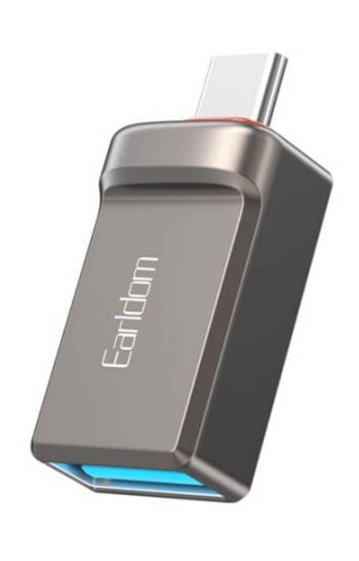 картинка Переходник Type-C/  USB Earldom OTG Adapter ET-OT89C Black от магазина КомпьютерЦентр
