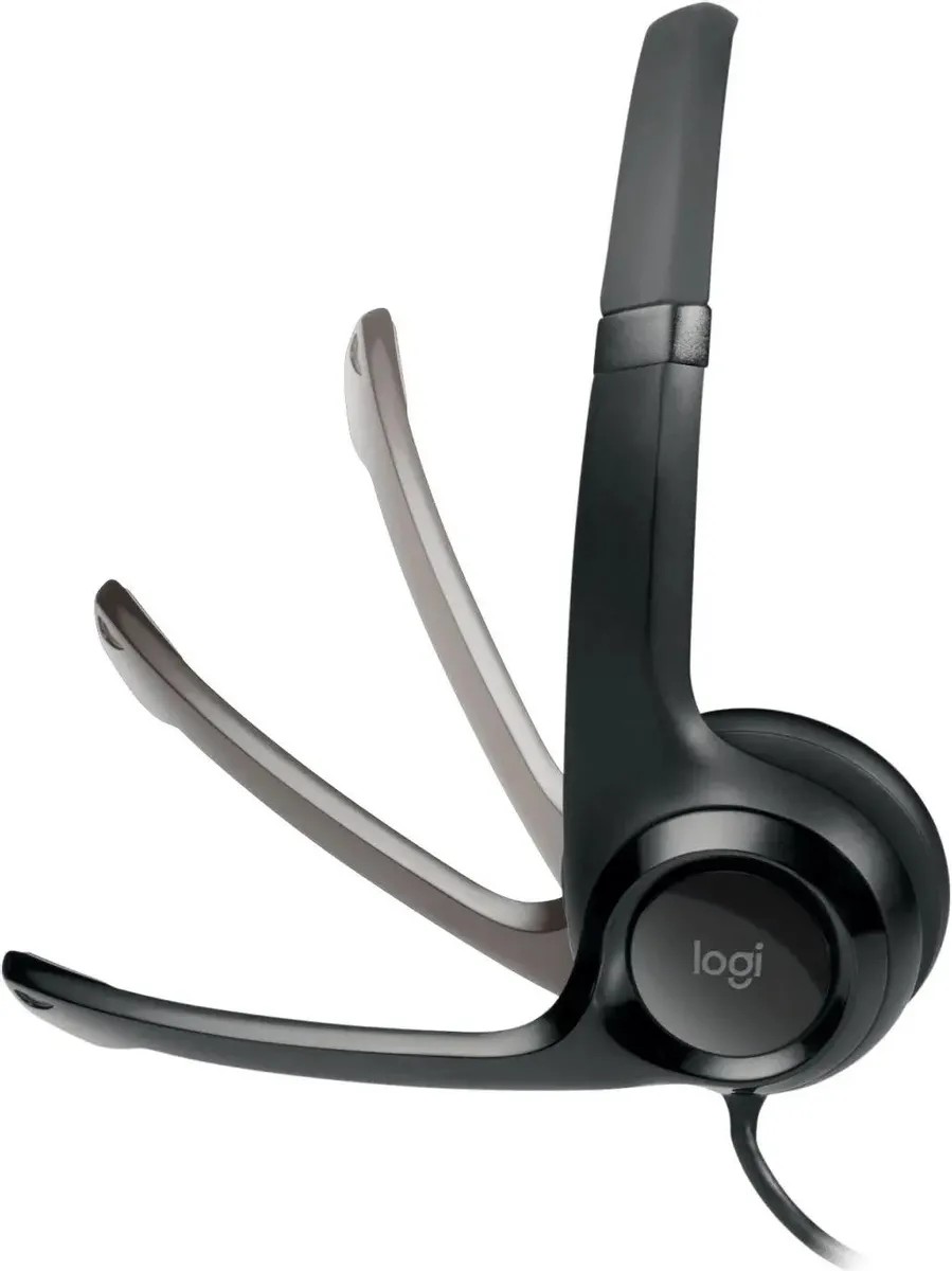 картинка Гарнитура Logitech Headset Logitech H390 USB черный (981-000803/ 981-000406) от магазина КомпьютерЦентр