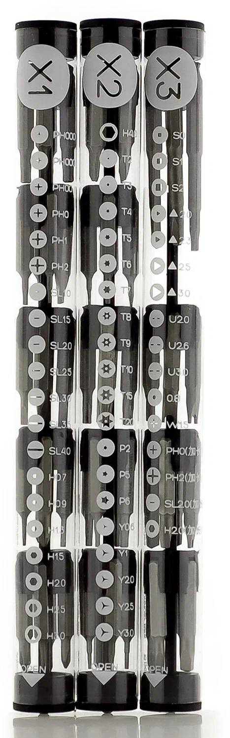 картинка Электрическая отвертка Xiaomi Wowstick 1F+ 69 in 1 Black от магазина КомпьютерЦентр