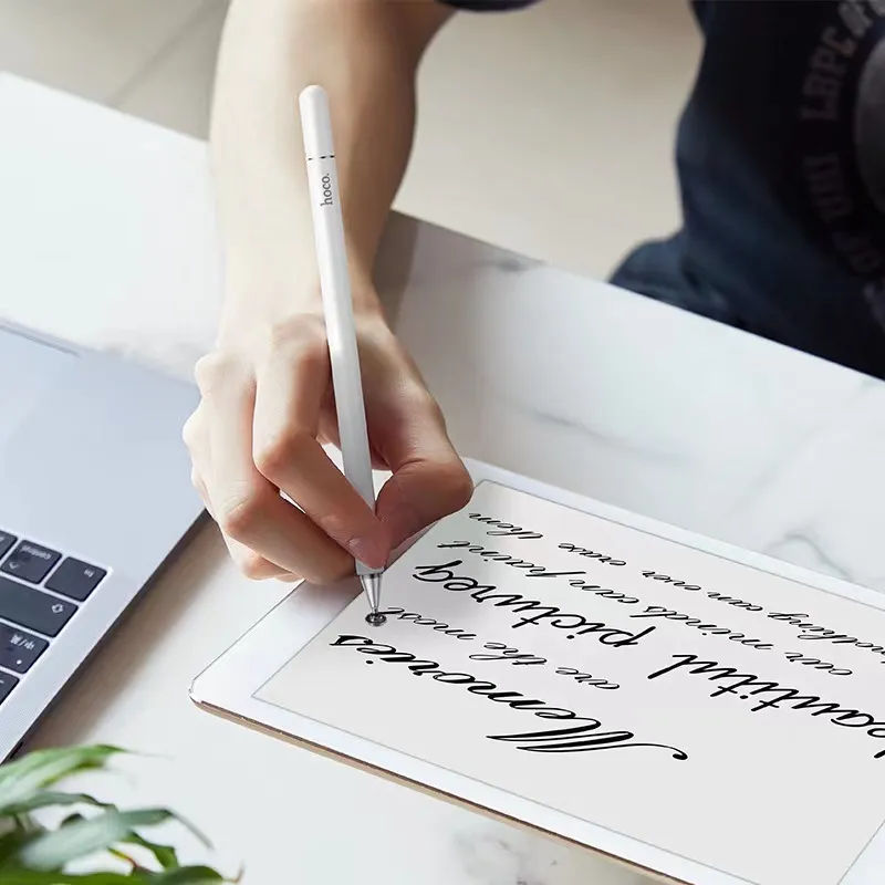 картинка Стилус Hoco GM103 Fluent series universal capactive pen White от магазина КомпьютерЦентр