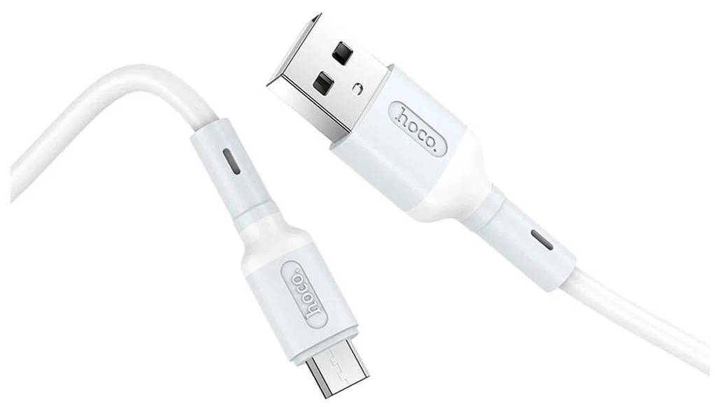 картинка Кабель USB HOCO X65 Prime USB - MicroUSB, белый от магазина КомпьютерЦентр