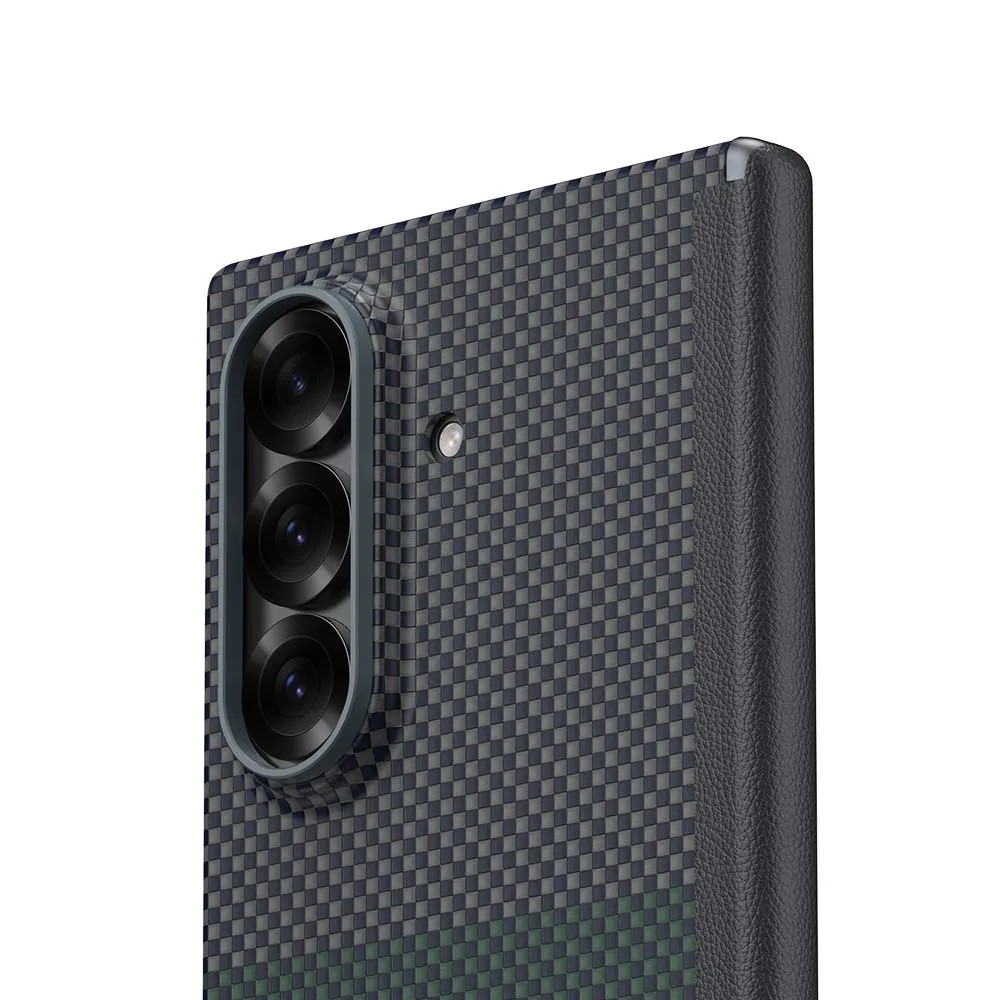 картинка Чехол Benks Aurora ArmorAir Case built with Kevlar для Samsung Z Fold 7, принт арктическое ночное небо от магазина КомпьютерЦентр