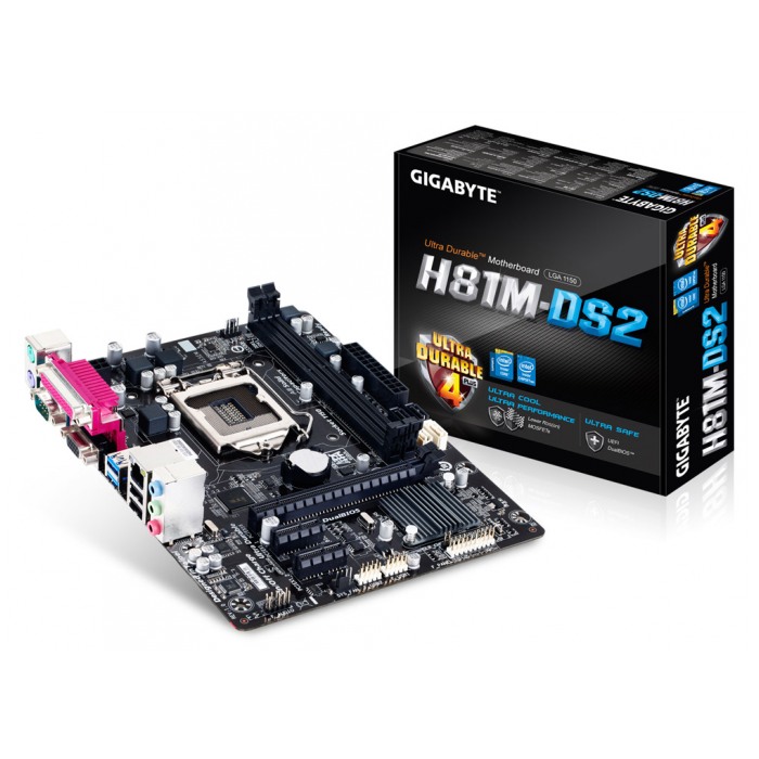 картинка Материнская плата Gigabyte GA-H81M-DS2 (GA-H81M-DS2) от магазина КомпьютерЦентр