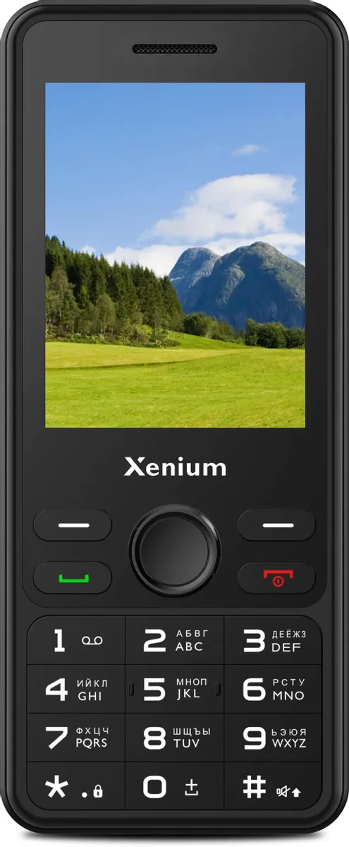 картинка Телефон мобильный Xenium X280 2.8'', Black от магазина КомпьютерЦентр