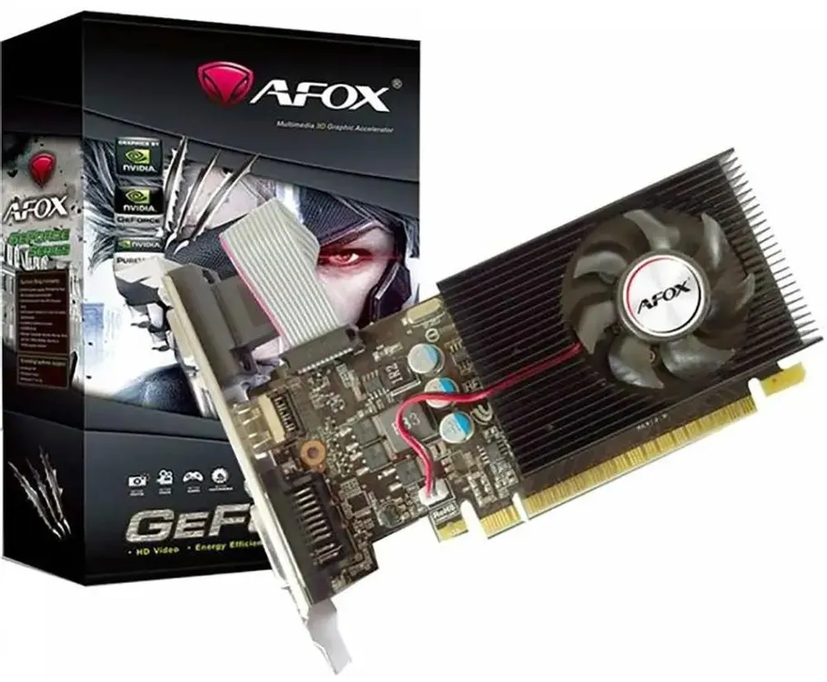 картинка Видеокарта 4Gb DDR3 GeForce GT730 AFOX 128-bit 700/ 13333 DVI/ HDMI/  CRT/  HDCP (AF730-4096D3L6) от магазина КомпьютерЦентр