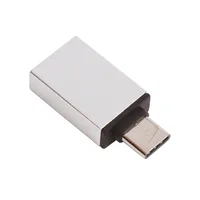 картинка Переходник Rock OTG USB AF to Type C Adapter Silver от магазина КомпьютерЦентр