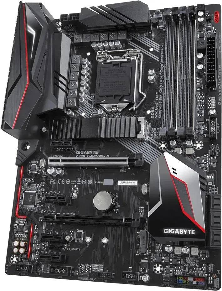 картинка Материнская плата GIGABYTE LGA1151-v2 Z390 GAMING X 4xDDR4 от магазина КомпьютерЦентр