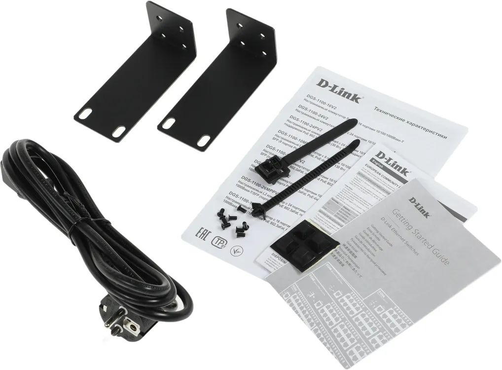 картинка Switch 24-port D-Link DGS-1100-24V2/ A2A, 24x1 Гбит/ с, настраиваемый от магазина КомпьютерЦентр