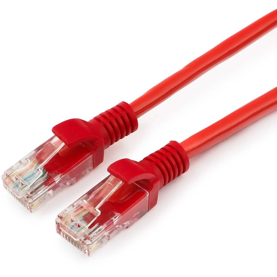 картинка Патч-корд UTP Cablexpert Cat.5e, Red, 3 м (PP12-3M/ R) от магазина КомпьютерЦентр