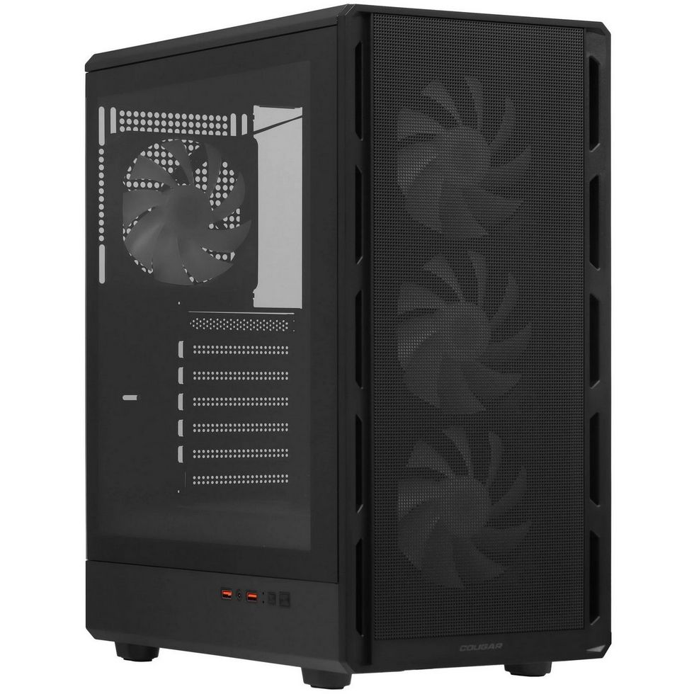 картинка Корпус Cougar Airface Pure RGB Black Midtower, USB 3.0 x 2, ARGB PWM 120mm fan x 4, TG, no PSU от магазина КомпьютерЦентр