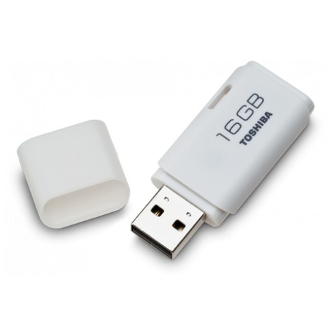 картинка Флешка USB Toshiba 16Gb Hayabusa U202 White (THNU202W0160E4) от магазина КомпьютерЦентр