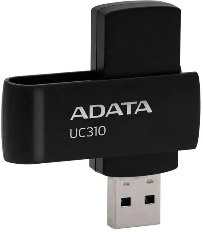 картинка USB3.2 накопитель 64Gb A-Data UC310 R/ W 100/ 30 Black (UC310-64G-RBK) от магазина КомпьютерЦентр