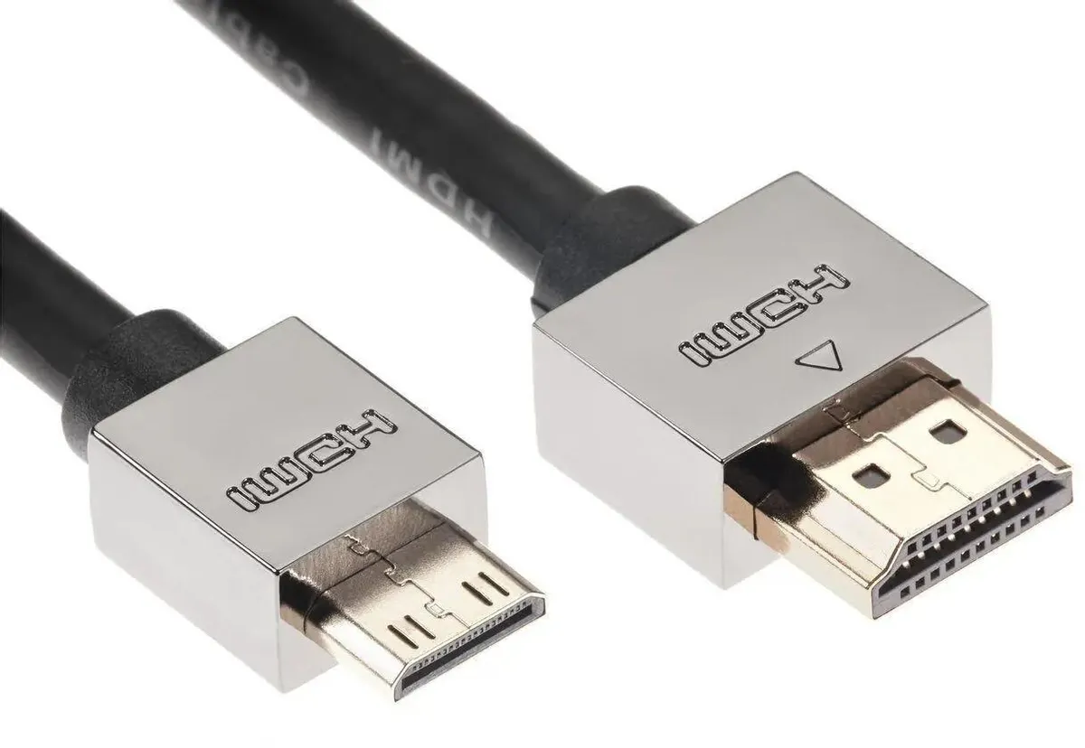 картинка Кабель HDMI-miniHDMI VCOM 1.8m (CG506AC-1.8M) HDMI-19M --MiniHDMI-19M ver 2.0+3D/ Ethernet от магазина КомпьютерЦентр