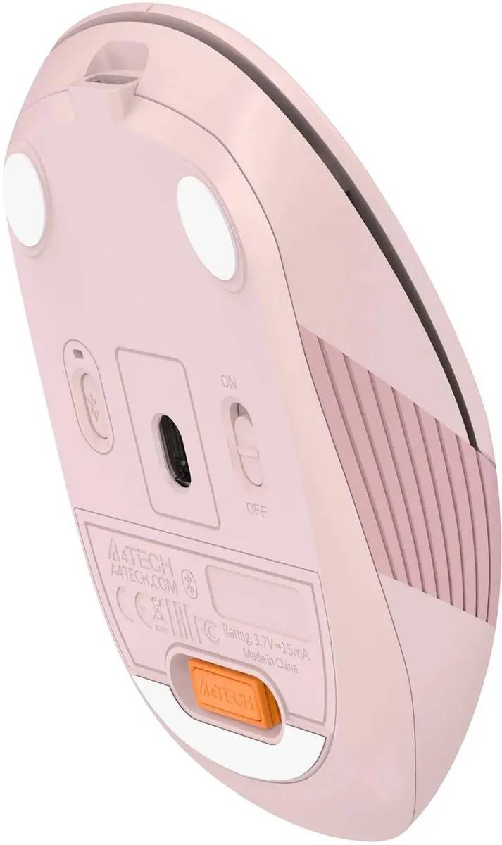 картинка Мышка A4Tech Fstyler FB10CS Pink беспроводная (FB10CS USB BABY PINK) от магазина КомпьютерЦентр
